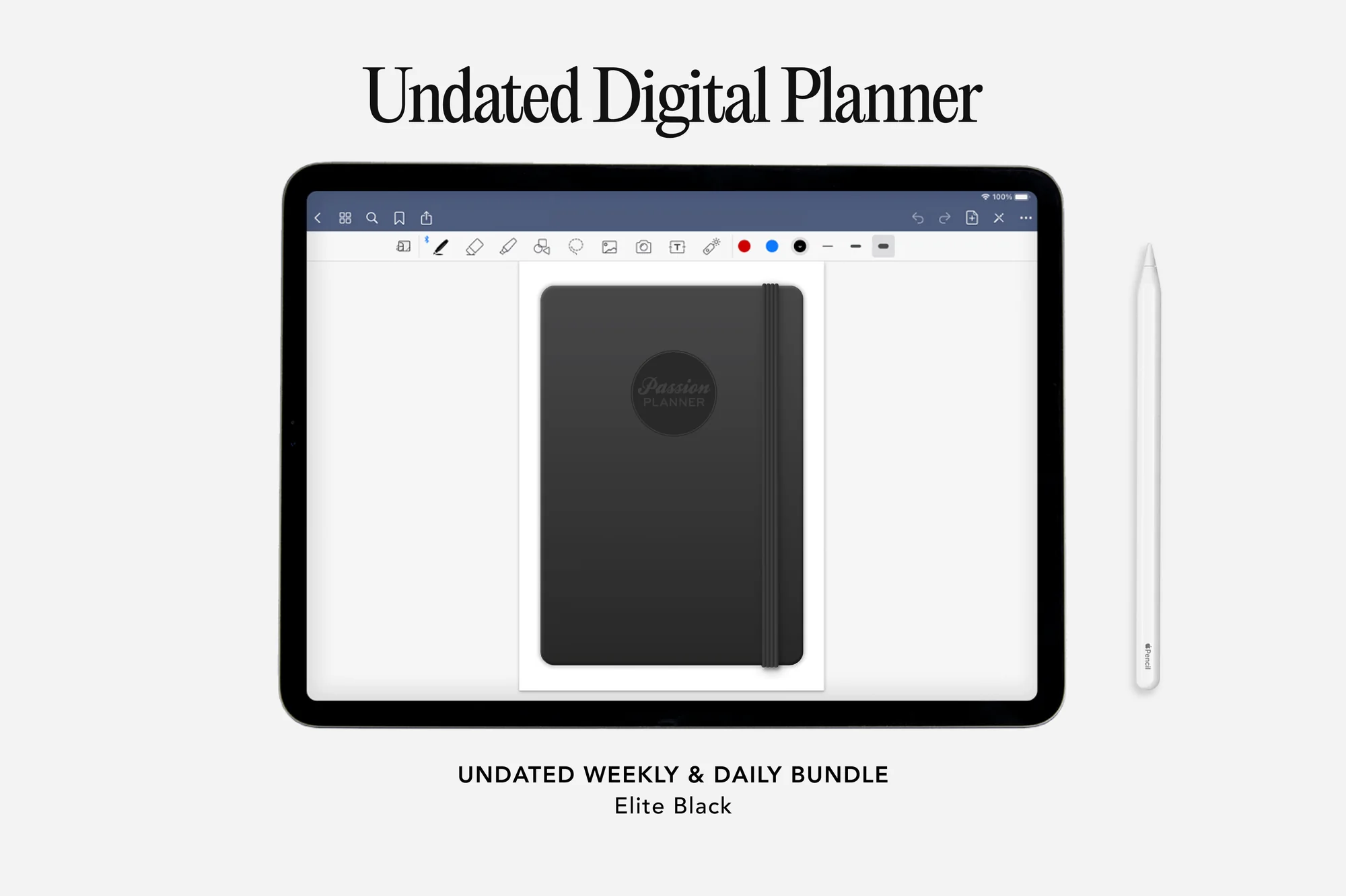 Digital Planner - Undated Week